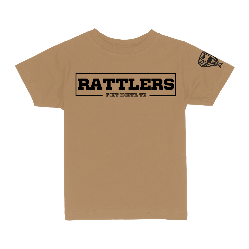 Rattlers Fort Worth Brown Tee (Youth)