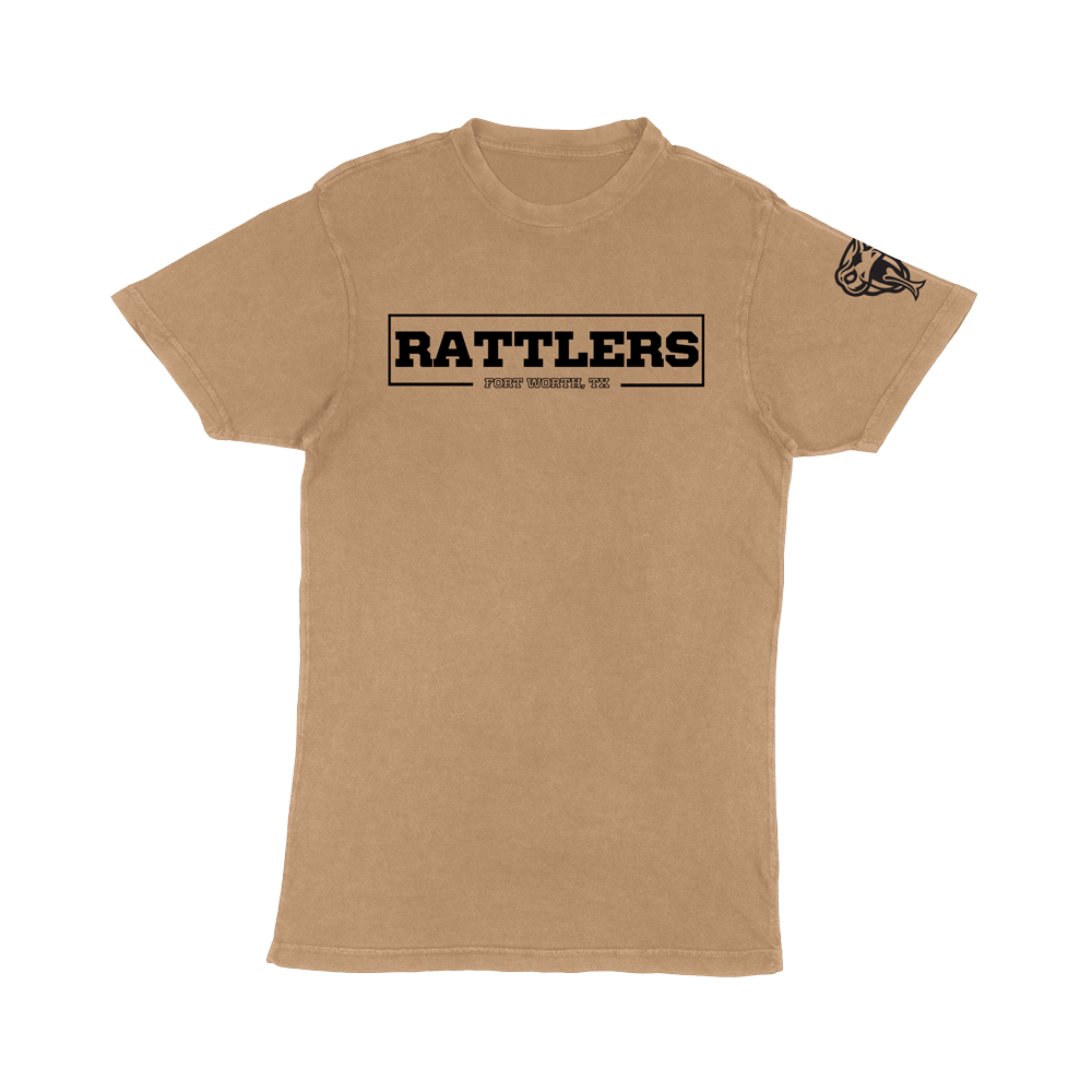 Rattlers Fort Worth Brown Tee