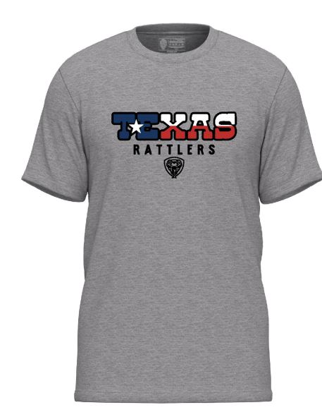 Rattler Texas Text Grey Heather PRE-SALE