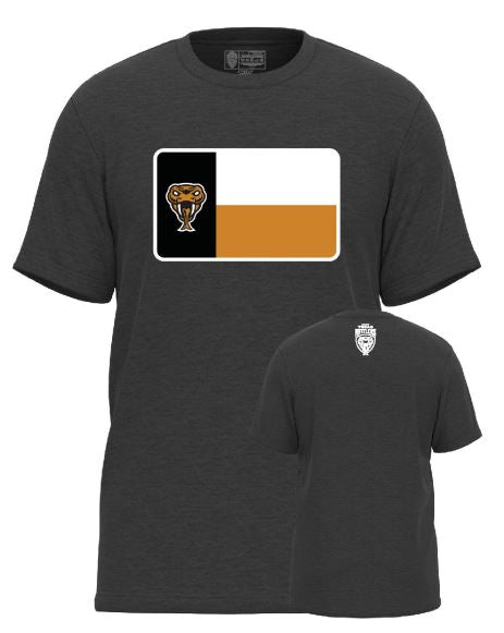 Rattler Texas Flag Charcoal Heather