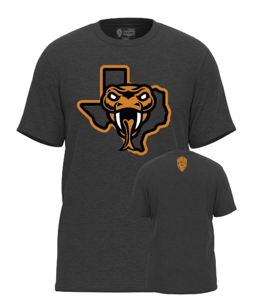 Rattler State Logo Charcoal Heather PRE-SALE