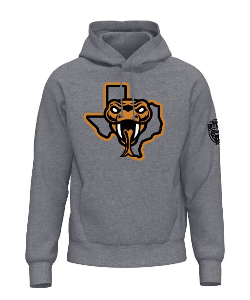 Rattler State Logo Hoodie Gunmetal Heather