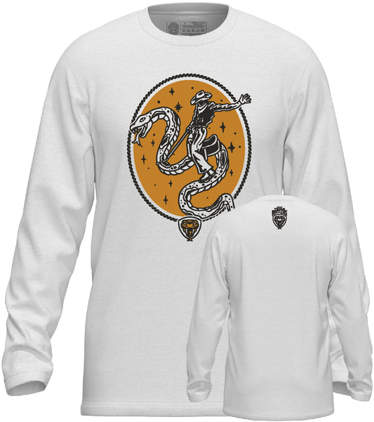 Rattlers Snake Cowboy Long-Sleeve T-Shirt