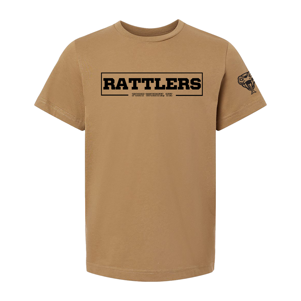 Rattlers Fort Worth Brown Tee (Youth)