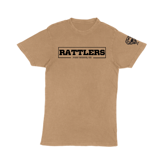 Rattlers Fort Worth Brown Tee