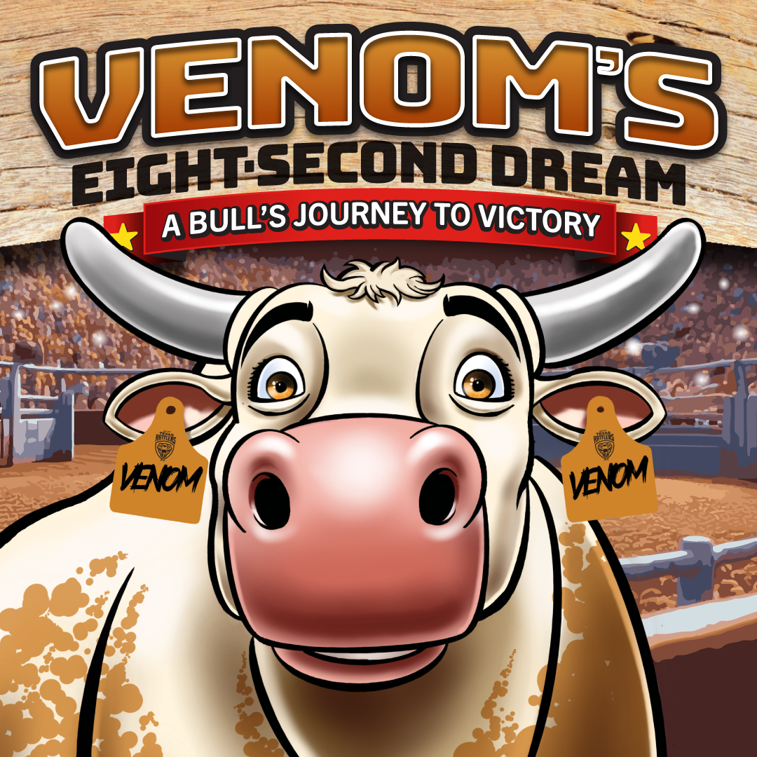 Book Bundle: Venom's 8 Second Dream and Plush Toy